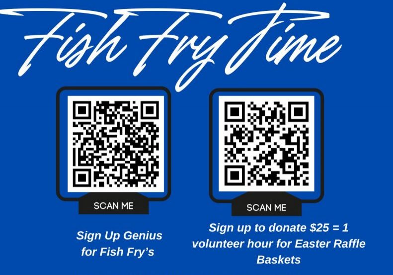 Fish fry volunteer flyer
